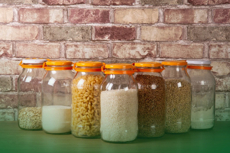 Store Food Properly properly stocked food