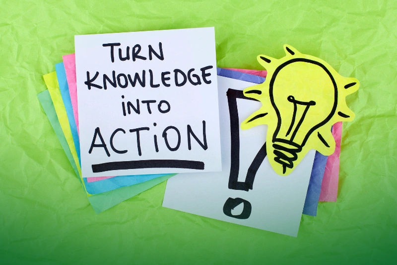Learn and Know_ Because Knowledge is Cool Start the Year Right: Your Easy Guide to a New Year 2024_Motivational phrase concept