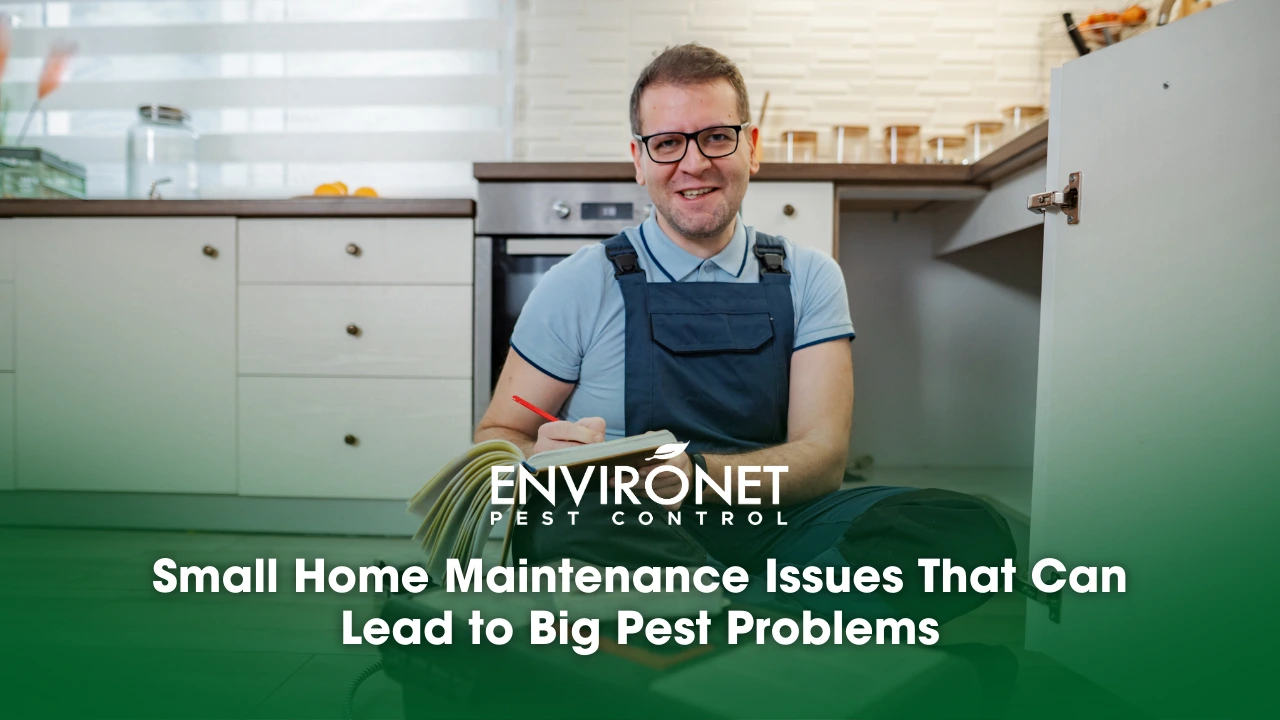 professional handyman sitting on the kitchen floor writing repair notes